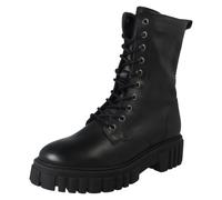 Ladies Clarks Zip & Lace Up Chunky Sole Tall Ankle Boots 'Page Lace'