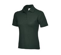 Uneek UC106 Ladies Polo Shirt 220GSM Bottle Green XL Colour: Green, Si XL