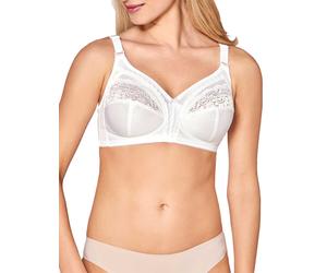 Ladies Claudette Non-Wired Bra 3-Section Cup for Comfort & Shape Decorative