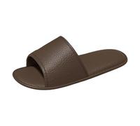 Ladies Cloud Slippers rch Support Yoga Mat Comfort hock Absorbing Non Slip Simple Design for Indoor Home Walking Lightweight inimalist Thick Sole Comfortable Casual Slippers (Brown, 6)