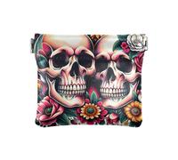 Ladies Coin Purse Pu Leather Coin Pouch Change Small Min Makeup Bags, till death do us part Valentine's day, Pattern