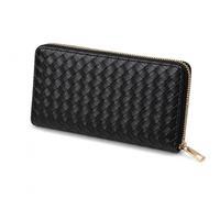 Ladies' coin purse, zippered card holder, 14 compartments for large capacity without being crowded, with a coin storage pocket.