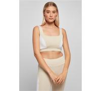Urban Classics Color Block Sports Bra Beige XS Women