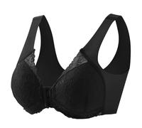 Ladies Comfort Front Fastening Bras for Women UK Push up Sports Women's Bra Plus Size Everyday Bras for the Elderly Comfy Cooling Breathable Underwear Deep V Neck Lace Sexy Lingerie Travel Essentials