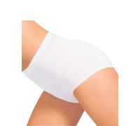 Sloggi Maxi Briefs Basic+ 95% Cotton High-Rise Pack of 3 White Size 22