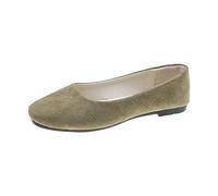 Ladies Comfy Loafers Soft Slip On Flat Work Office Pumps Shoes Womens Flat Loafers Nurse Work Pumps Comfy Driving Shoe Ladies School Shoe Wide Fit Solid Colour Daily Wear Shoes Mint Green