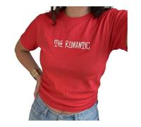 Ladies Concert Baby Tee Red The Romantic Wordmark Fitted Womens - Medium