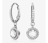 Swarovski Ladies Constella Silver Dropper Hoop Earrings 5636270