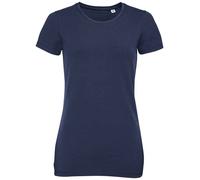 Ladies Cotton/Elastane Round Neck Short Sleeve Tee Womens SOLs Millenium T-Shirt