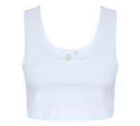 Ladies Crop Top Womens Cropped Tank Tops Plain Sleeveless Stretchy Fitted Vest