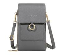 Ladies Crossbody Purses Women Casual Crossbody Bag Adjustable Strap Shoulder Bag With Visual Mobile Phone Window Lunch Bag with Shoulder Strap (G, One Size)