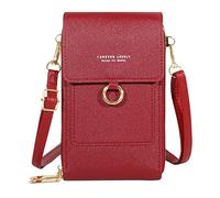 Ladies Crossbody Purses Women Casual Crossbody Bag Adjustable Strap Shoulder Bag With Visual Mobile Phone Window Shoulder Holster Bag (A, One Size)