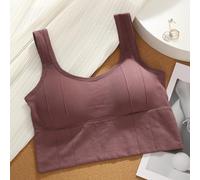 Ladies Deep Neck Strapless Bra Backless Yoga for top Ladies Deep | Deep Neck Underwear Thin Summer Bra Seamless Gym Wear Solid Color Suspender Women Athletic Lingerie