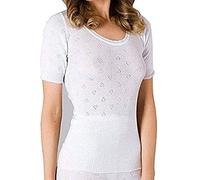 Ladies DELUX Thermal Underwear SHORT SLEEVE SPENCER XL 18-20 Wht