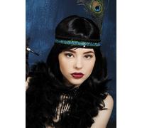Ladies Deluxe 20s Black Bob Elise Wig