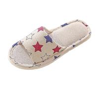 Ladies' Deluxe Fluffy Slippers Christmas/Halloween Holiday Soft Cotton Cute Animal/Funny Prints Solid Color Plush Womens Slip On for Autumn Winter