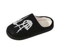 Ladies' Deluxe Fluffy Slippers Memory Foam Cozy Anti-Skid Sole With Faux Warm Comfortable Men Women House Shoes for Autumn Winter