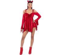 Ladies Devil Adjustable Dress Costume