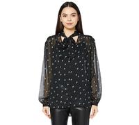 Ladies Diesel Rose Black Breezy Patterned Shirt M