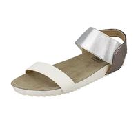 Ladies Down To Earth Sandals Silver Size 7