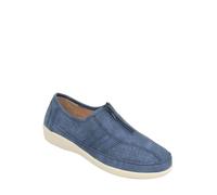 Chums Ladies Dr Keller Zip Front E Fit Leisure Shoe Navy 6 UK