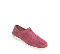 Ladies Dr Keller Zip Front Wide E Fit Leisure Shoe Plum
