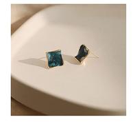 Ladies earrings Dripping Oil Square Earrings Exquisite Golden Mini Earrings Fashion Earrings Ladies Ladies Jewelry Gifts Earrings