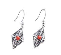 ladies earrings,earrings eardrop earrings for women thai s jewelry natural south agate earringssouth red,