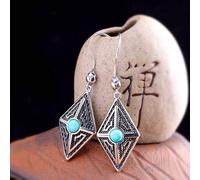 ladies earrings,Earrings Eardrop Earrings For Women Thai S Jewelry Natural South Agate EarringsSouth red, 925