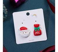 Ladies earrings Earrings for Women and Girls Cute Snowman Santa Claus Earring New Year Xmas Day Jewelry Gift Earrings