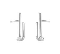 Ladies earrings Line Stud Earrings Female Fashion Temperament All-match Handmade Jewelry Earrings