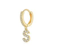 Ladies earrings Pendant earrings Hoop Earrings Women Gold Color Jewelry Earring Alphabet name earrings women Earrings