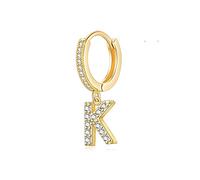 Ladies earrings Pendant earrings Hoop Earrings Women Gold Color Jewelry Earring Alphabet name earrings women Earrings