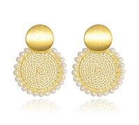 Ladies earrings Premium Vintage Baroque Pearl Temperament the Perfect Addition to Anyone's Statement Jewelry Dainty and