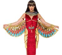 Ladies Egyptian Queen Goddess Ancient Egypt Cleopatra Costume Fancy Dress 8-18