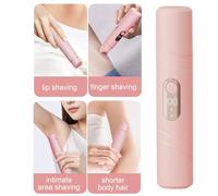 Ladies Electric Shaver - 2-in-1 Women Electric Razor - Washable Double-Head LCD Digital Display Trimmer Rechargeable Waterproof for Arm Private Personal Bikini