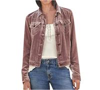 Ladies Elegant Velvet Blouses/Blazer Jackets Womens Party Business Occasion Evening Suit Tops Button Down V Neck Sexy Shirts Cardigans
