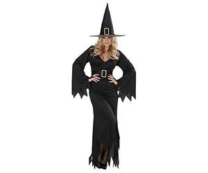 Ladies Elegant Witch Costume Small UK 8-10 for Spooky Witch Fancy Dress