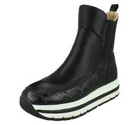Ladies Elle Sport Ankle Boots F4484 - Black Synthetic - UK Size 6 - EU Size 39 - US Size 8