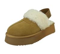 Ladies Elle Sport Chunky Slipper Shoes F4479 - Chestnut Suede - UK Size 6 - EU Size 39 - US Size 8