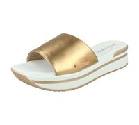 Spot On Ladies Elle Sport Sliders Sandals F12133 - Bronze Synthetic - UK Size 7 - EU Size 40 - US Size 9