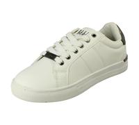 Ladies Elle Sport Lace Up Trainers F7311 - White Synthetic - UK Size 4 - EU Size 37 - US Size 6