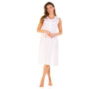 Ladies 'Emily Dot' Sleeveless Nightdress 23352 Pink S-M