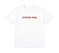 Ladies England Future Wag Baby Tee World Cup Football White