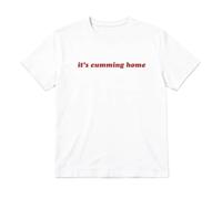 Ladies England It's Cumming Home Baby Tee World Cup Football White