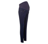 Ladies Ex New Look Under Bump Waistband Maternity Jeans Womens Skinny Fit Stretch Denim High Waist Rise Pull On Jeggings (Navy, 8)