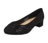Ladies F9R0153 By Spot On Low Block Heel Court Shoe Retail Price £29.99