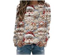 Ladies' Fair Isle Hoodies & Zip-Up Sweatshirt: Crochet Tops for Christmas Eve - Warm Winter tops for Women UK
