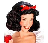 Fairy Tale Bianca w/ Ribbon for Snow White Wig for Fancy Dress Costumes & Outfits Accessory