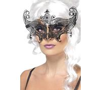 Ladies Farfalle Metal Filigree Eyemask